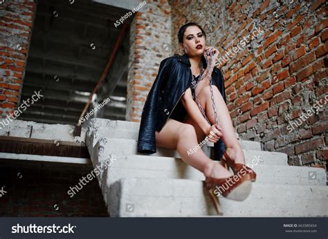 Brunette Plus Size Sexy Woman Wear Stock Photo Shutterstock