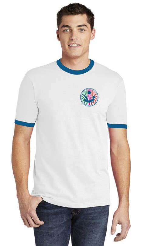 Azzurri” Retro Ringer Tee Life Is A Kick