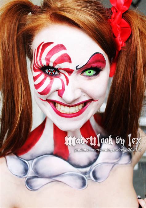 Scary Girl Clown Makeup Happy Halloween 2013 Scary Clown Halloween