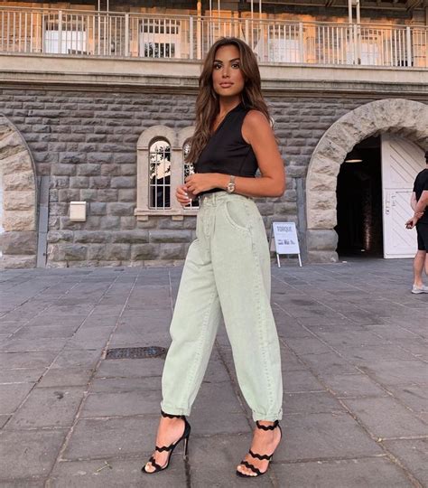 Джинсы багги женские с чем носить летом - 97 фото