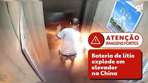 V Deo Mostra Bateria De L Tio Explodindo Em Elevador Da China Saiba