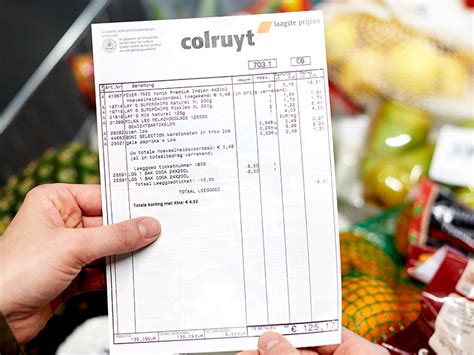 Je Kasticket Een Handig Overzicht Van Je Boodschappen Colruyt