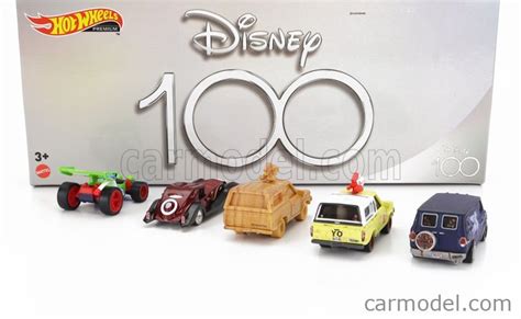 MATTEL HOT WHEELS HKF Escala WALT DISNEY SET X DISNEY Th ANNIVERSARY CRUELLA