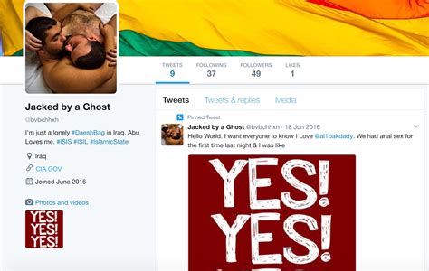 ISIS Twitter Accounts Have Been Hacked With Gay Porn Again And It S Funnier Than Ever Maxim