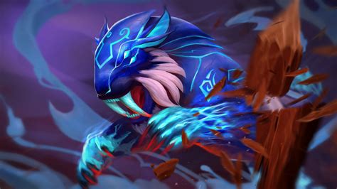 Online Crop Blue Tiger Game Character Screenshot Dota 2 Loading Screen Hd Wallpaper