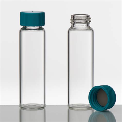 Glass Vials Clear Screw Thread Glass Vials With Ptfe Lined Polypropylene