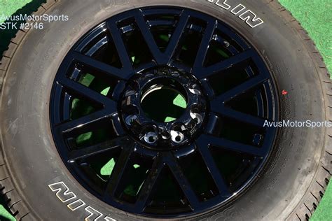 20 Ford F350 Super Duty Lariat Oem Factory Sport Package Black Wheels