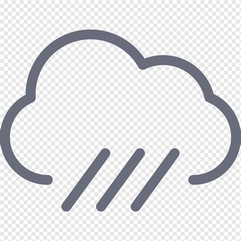 Nuvem chuva chuvoso clima ícone de Mayssam png PNGWing