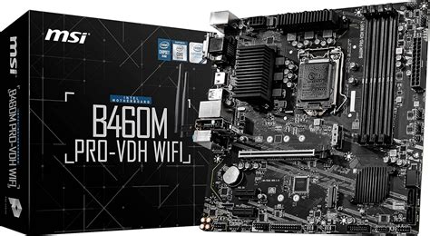 Msi B M Pro Vdh Wifi Proseries Placa Madre Matx Intel Core De