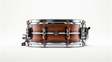 Premium Ai Image A Close Up Of A Snare Drum On A White Background