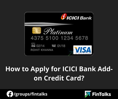 Guide How To Apply For Icici Bank Add On Credit Card Credit Cards