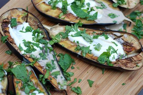 Gegrillte Aubergine Leckeres Und Einfaches Rezept