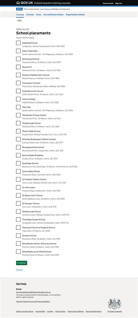 Renaming ‘locations’ to ‘school placements’ - Becoming a teacher design