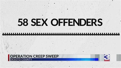 DeSoto County Rounds Up Sex Offenders WREG