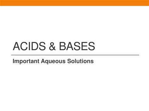 PPT - Acids & Bases PowerPoint Presentation, free download - ID:2838069