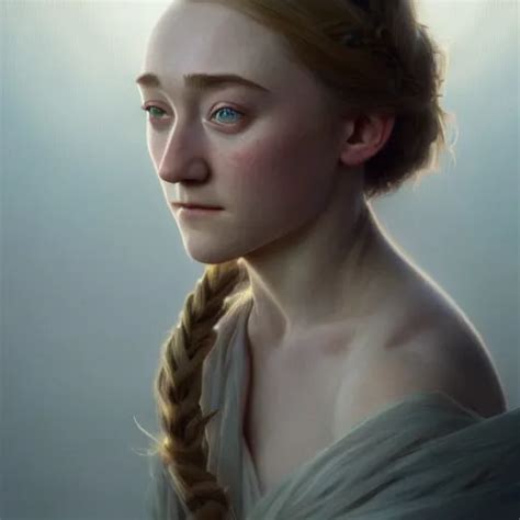 Beautiful Natural Saoirse Ronan Intricate Elegant Stable Diffusion