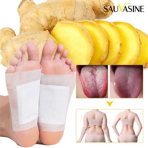 Cheap Ginger Detox Foot Patches Pads Detoxification Body Toxins