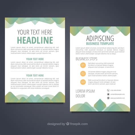 vector flyer design  space  text