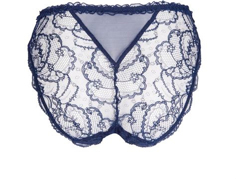 Lise Charmel Dessous Soir De Venise Taillen Slip Blau ACA0303 Italian