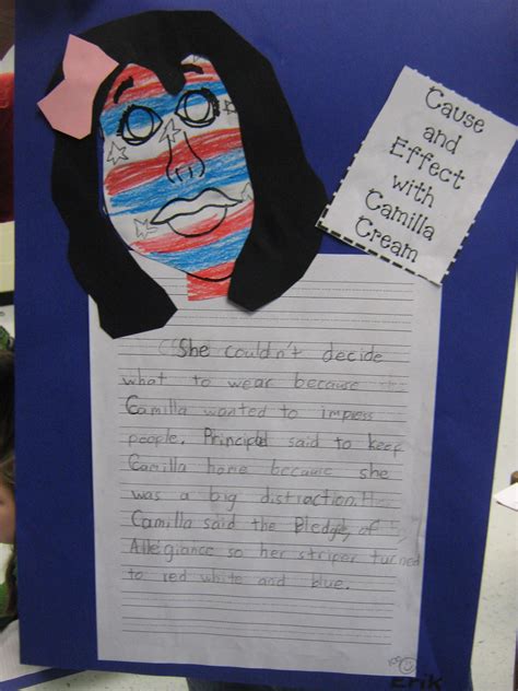 Mrs. Truett's 3rd Grade: Camilla Cream Cause and Effect