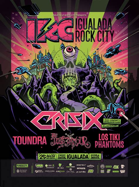 Cartell Festival IGUALADA ROCK CITY 2023 IGUALADA ROCK CITY