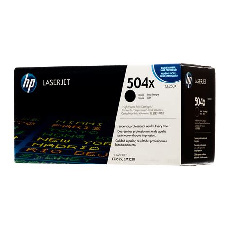 Ce250x Hp 504x Original Hp High Yield Toner Cartridge Black