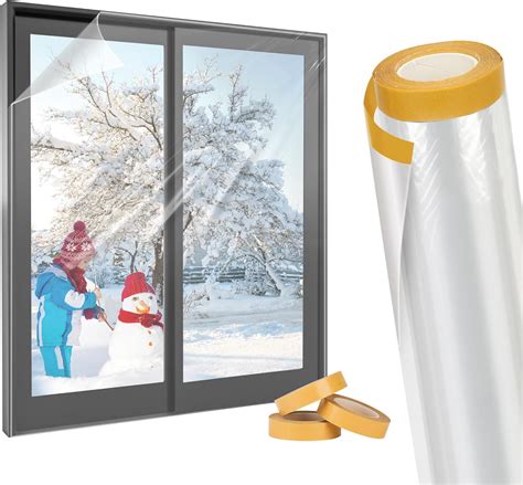 Yotache Thermal Cover Window Insulation Film 1 6 M X 10 M Transparent