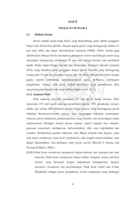 PDF BAB II TINJAUAN PUSTAKA 2 1 Definisi Strokeeprints Umm Ac Id