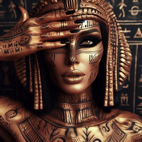 Some Cleopatra Mummy artworks from Bing Image : r/imagecreator