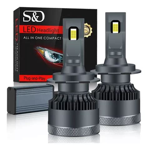 Kit De Faros Delanteros Led 80000 Lm H7 H8 H11 9005 9006 H1 Meses Sin