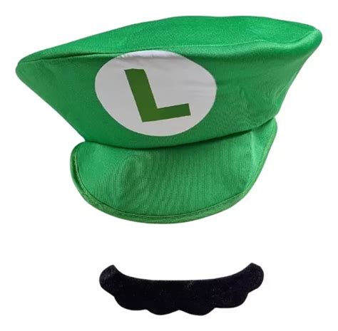 Fantasia Boina Bon Chap U Luigi M Rio Bros Cap M Rio Bros Mercadolivre