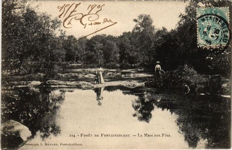 Foret de Fontainebleau La Mare aux Fees à Fontainebleau Cartorum