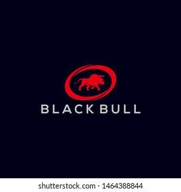 Black Bull Logo Stock Illustration 1464388844 | Shutterstock