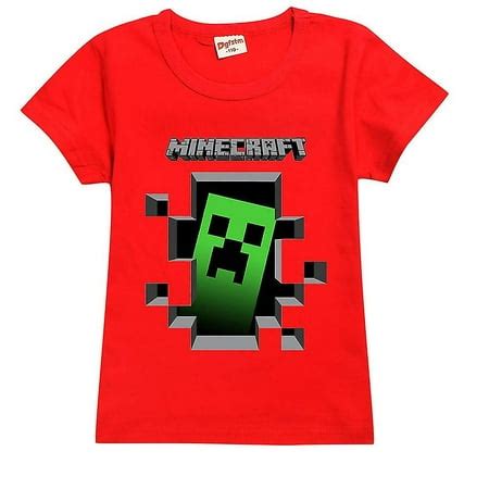 Boys Girls Minecraft Short Sleeve Tops T-shirts | Walmart Canada