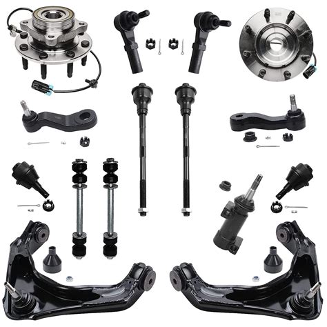 Buy Detroit Axle - Front End 15pc Suspension Kit for Chevy GMC