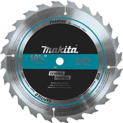 Makita A 94910 10‑1 4 24t Carbide‑tipped Framing Circular Saw Blade Bc Fasteners And Tools