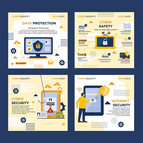 Security or Information Privacy Social Media Post 4044698 Vector Art at