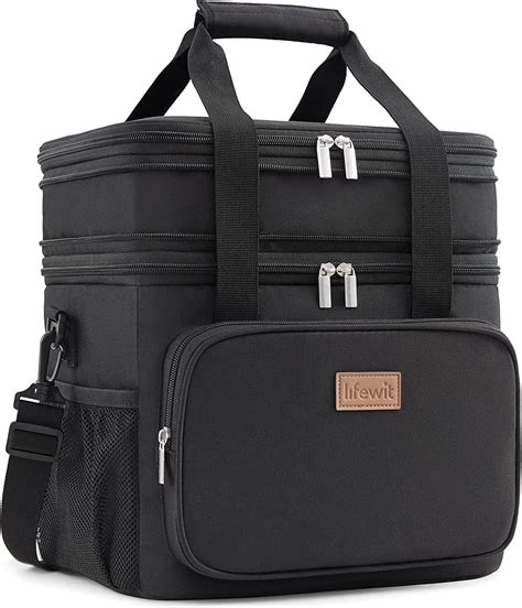 Lifewit Lunch Box For Men Women Double Deck Lunch Bag Large Insulated