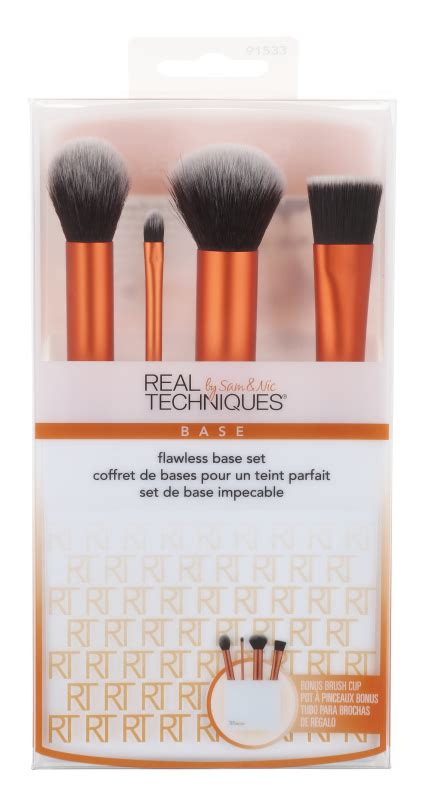 Real Techniques Flawless Base Set Zestaw 4 Pędzli Do Makijażu