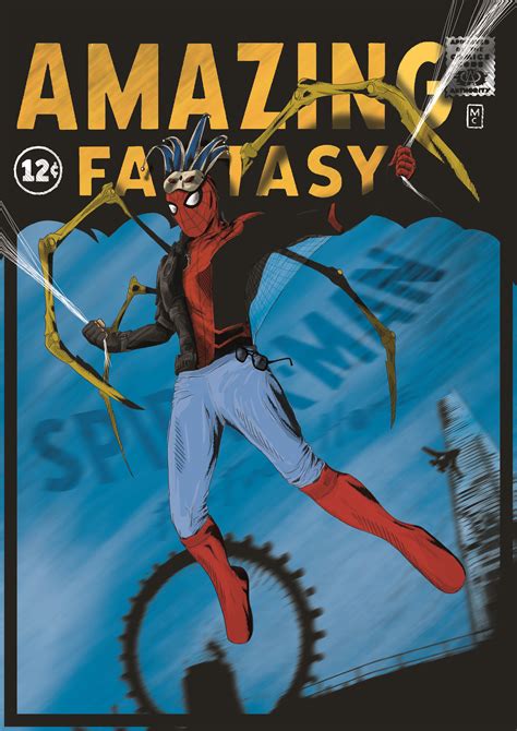 ArtStation - Far From Home - 'Amazing Fantasy #15 Homage'