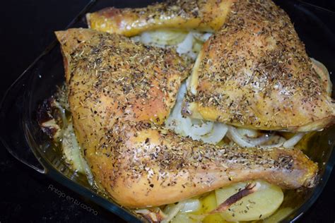 Pollo Al Horno Con Hierbas Provenzales Receta F Cil R Pida Y Barata