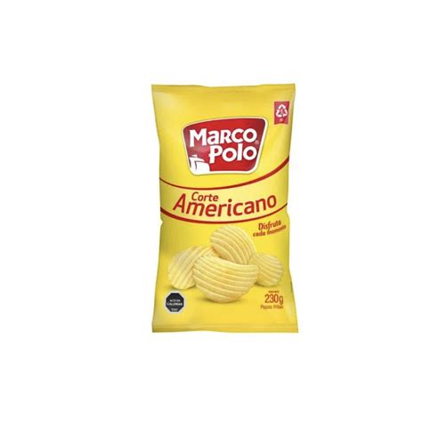 Papas Corte Americano Marco Polo 230 G Comercial Sarita