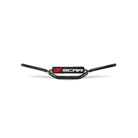 Guidon Avec Barre Scar Mm S Haut Noir Mousse Noire Enduro Emp