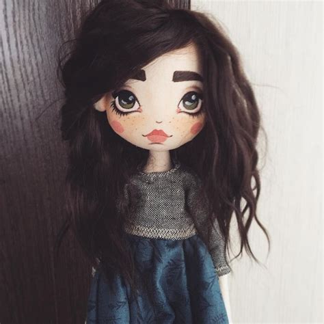 Beautiful Brunette Doll With Green Eyes