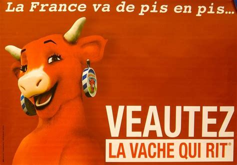 vachement nul pub vintage etiquette vintage vache qui rit