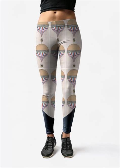 Hot Air Balloon French Unique Leggings Air Balloon Balloons