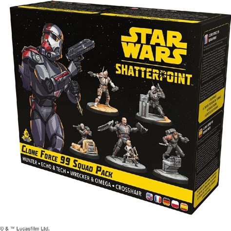 Star Wars Shatterpoint Clone Force 99 Kloneinheit 99 Squad Pac