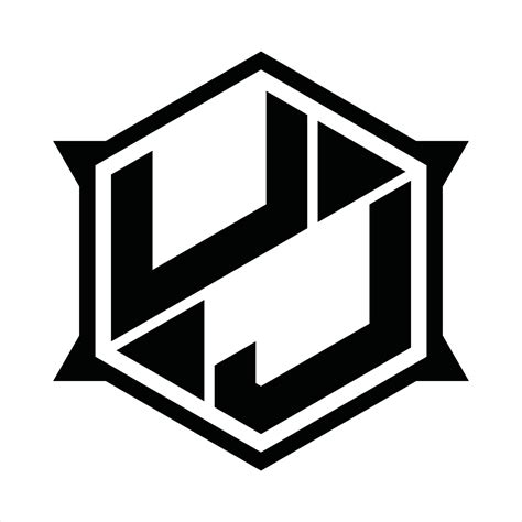 UJ Logo monogram design template 16569117 Vector Art at Vecteezy