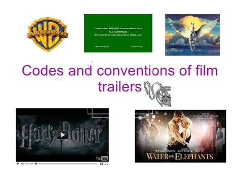 Codes And Conventions Of Film Trailers