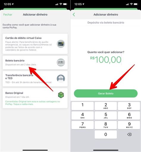 Como Gerar Um Boleto De Cobran A Ou Dep Sito No App Do Picpay